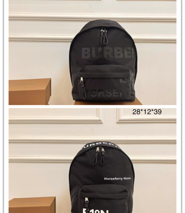 Burberry men's backpack schoolbags #A23237