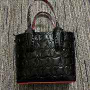 Christian Louboutin handbag/Shoulder Bag Black/Red #A36775