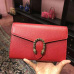 Gucci Dionysus tiger head buckle dionyc woc leather envelope bag for women with one shoulder slanted cross chain #9873987