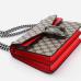 Gucci New fashion small square bag shoulder bag women's chain-link bag (3 colors) #9129128