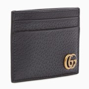 Gucci AAA+ black wallet Black cowhide GG men's fashion card bag #9125580