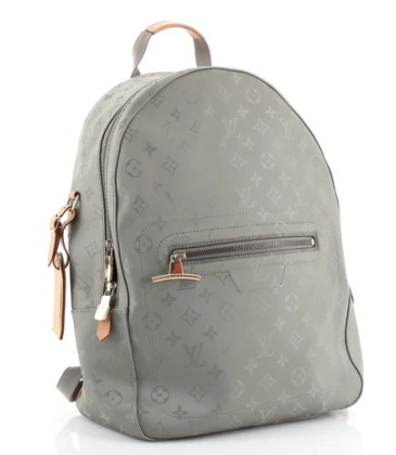  Backpack Backpack Limited Edition Titanium Monogram Canvas AAA 1:1 Quality #A26302