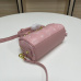 New handbag MCM  good quality small pillow  pink Lovely bag  #A22919