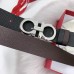 Ferragamo AAA+ Leather Belts Wide 3.5cm #A33403