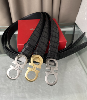 Ferragamo Leather Belts 1:1 Quality W3.5CM #999930980