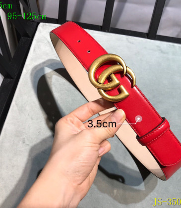 Brand G AAA+ Leather Belts for Men W3.5cm #9129701