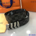 Men's Louis Vuitton AAA+ Leather Belts W4cm #9129993