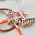 HERMES leather cord bracelet Jewelry #9999921580