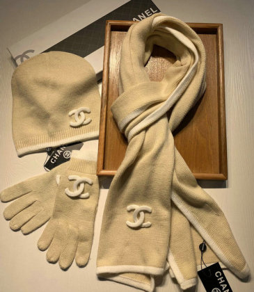 Chanel Wool knitted Scarf and cap #999909611
