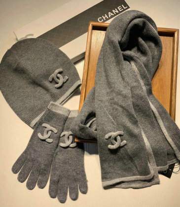 Chanel Wool knitted Scarf and cap #999909613