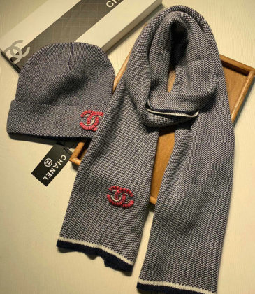 Chanel Wool knitted Scarf and cap #999909623