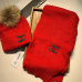 Chanel Wool knitted Scarf and cap #999909643