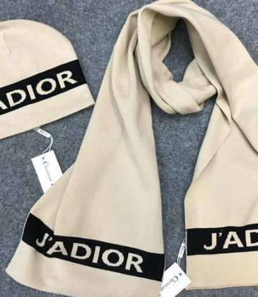 Dior Wool knitted Scarf and cap #999909599