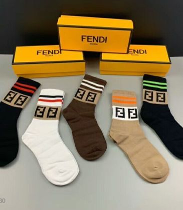 fendi socks (5 pairs) #99874749