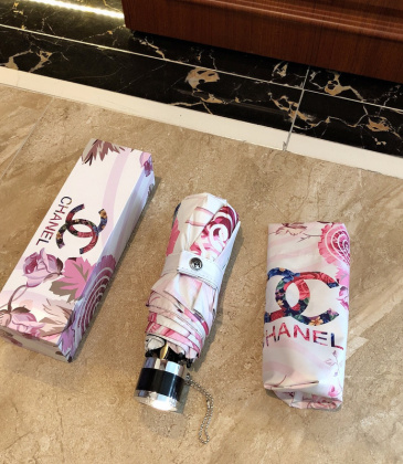 Chanel Three fold automatic folding umbrella #A34680