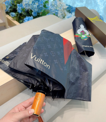 Louis Vuitton Three fold automatic folding umbrella #A34726
