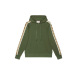 Gucci mens green side-sleeve GG logo hoodie #A33634