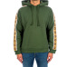 Gucci mens green side-sleeve GG logo hoodie #A33634