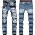 BALMAIN 2020 Ripped jeans skinny jeans Men's Long Jeans #99116668