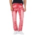 Nostalgic ripped motorcycle jeans Jeans for Men's Long Jeans #99905849