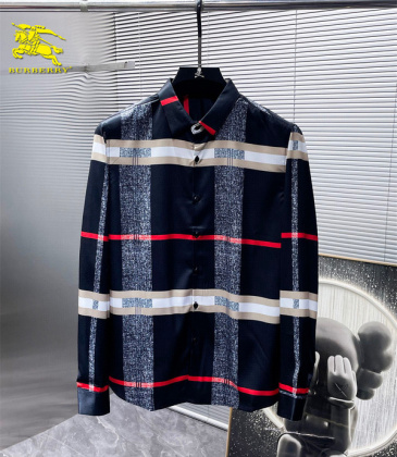Burberry Shirts for Men's Burberry Long-Sleeved Shirts #A37000