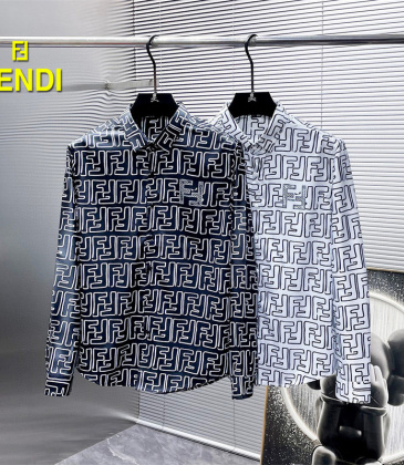 Fendi Shirts for Fendi Long-Sleeved Shirts for men #A37002