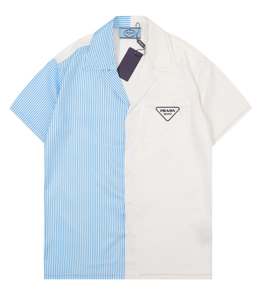 Prada Shirts for Prada Short-Sleeved Shirts For Men #999920813