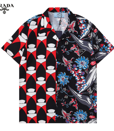 Prada Shirts for Prada long-sleeved shirts for men #A25285