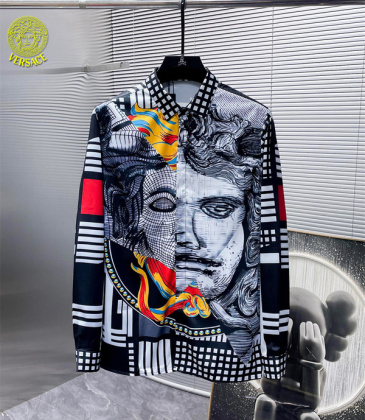 Versace Shirts for Versace Long-Sleeved Shirts for men #A36979