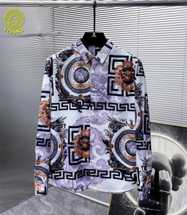 Versace Shirts for Versace Long-Sleeved Shirts for men #A36991
