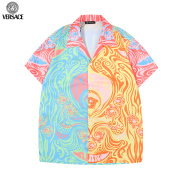 Versace Shirts for Versace Shorts-Sleeveds Shirts For Men #999921975