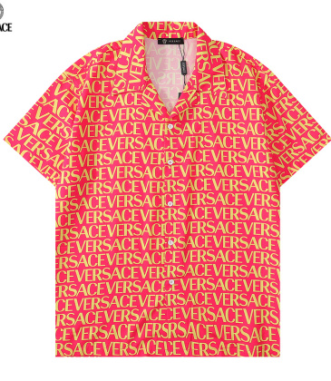 Versace Shirts for Versace Shorts-Sleeveds Shirts For Men #999932195