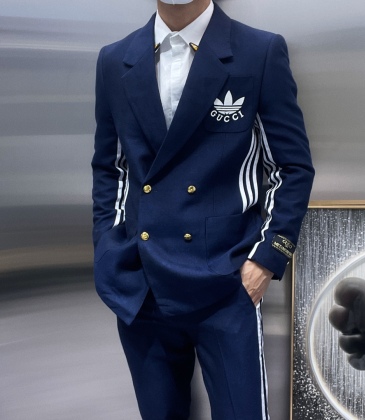 Brand G x Adidas collaboration 2024ss new suit Navy #A34241