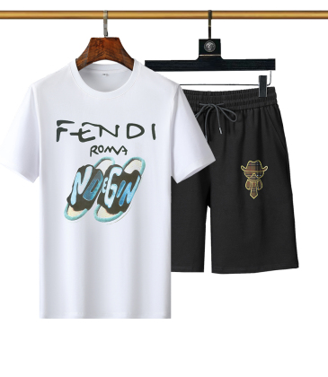 Fendi Tracksuits for Fendi Short Tracksuits for men #999936019