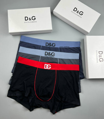 D&amp;G Underwears for Men Soft skin-friendly light and breathable (3PCS)  #A37466