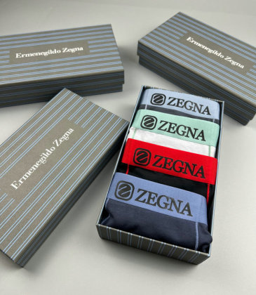 ZEGNA Underwears for Men Soft skin-friendly light and breathable (4PCS)  #A37465