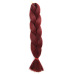 African wig braid monochrome chemical fiber big braid Jumbo braid hair high temperature Jacques dirty braid chemical fiber (100g, 24 in) #999909685