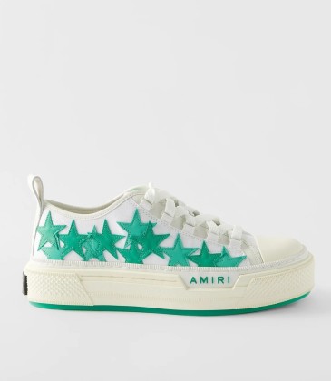Amiri White Black Stars Court Low-Top Sneakers EUR 35-46 #A30172