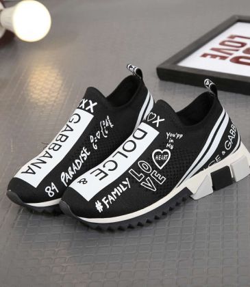 Dolce x Gabbana Sorrento Graffiti Knit Trainer Sneakers #999926573