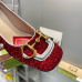 Women Gucci Sandals Leather Heel 25CM #A34922