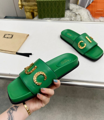 2023 Summer Gucci Shoes for Women's and man's Gucci Slippers #A24095