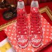 Men's Louis Vuitton high Sneakers red #9101032