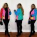 Gucci Rainbow hit the color to show thin fashion all-match knitted cardigan sweater jacket fow Women #999918655