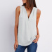Solid color zipper half-open collar 2021 hot sale women's T-shirt Sleeveless (17 colors) S-5XL-$9.9 #99904357