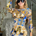 2021 Brand Versace printed dress #999919304